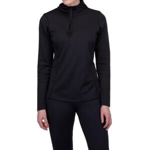 Spyder Women's Black Standard Baselayer Hoodie Size S